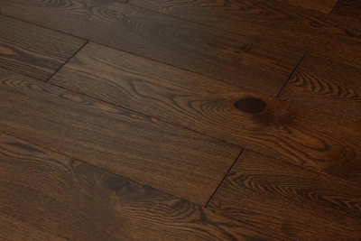 фото паркетной доски Amberwood Фьюжн Ясень Винтаж Браш, масло